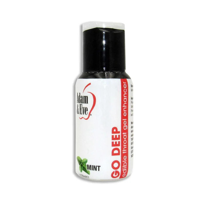 Adam &amp; Eve Go Deep 1 Oz. Oral Sex Enhancement Gel - Mint Flavor for Delicious Pleasure - SP BOUTIQUE