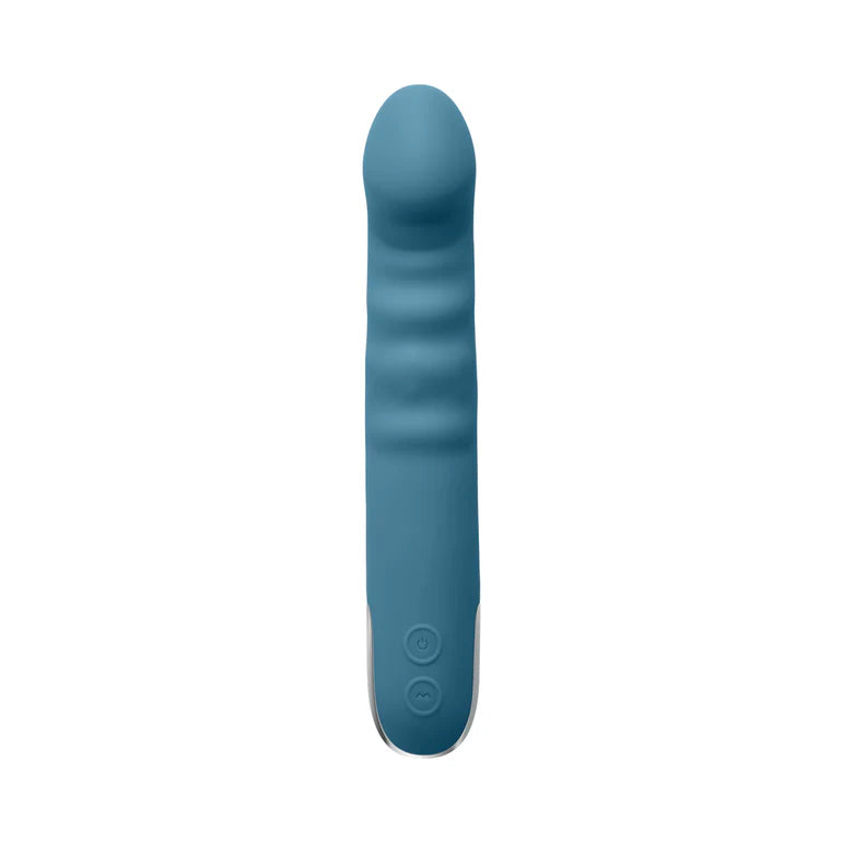 Evolved Queen Of All Trades Rechargeable Silicone Thrusting and Rotating Vibrator