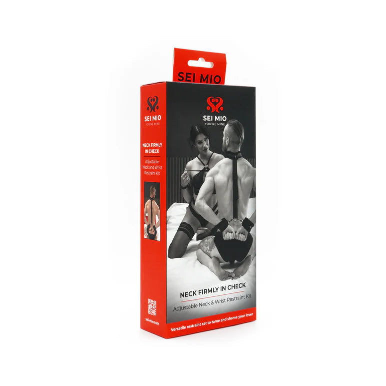 SEI MIO Neck Firmly in Check Adjustable Neck &amp; Wrist Restraint Kit CREATIVE CONCEPTIONS