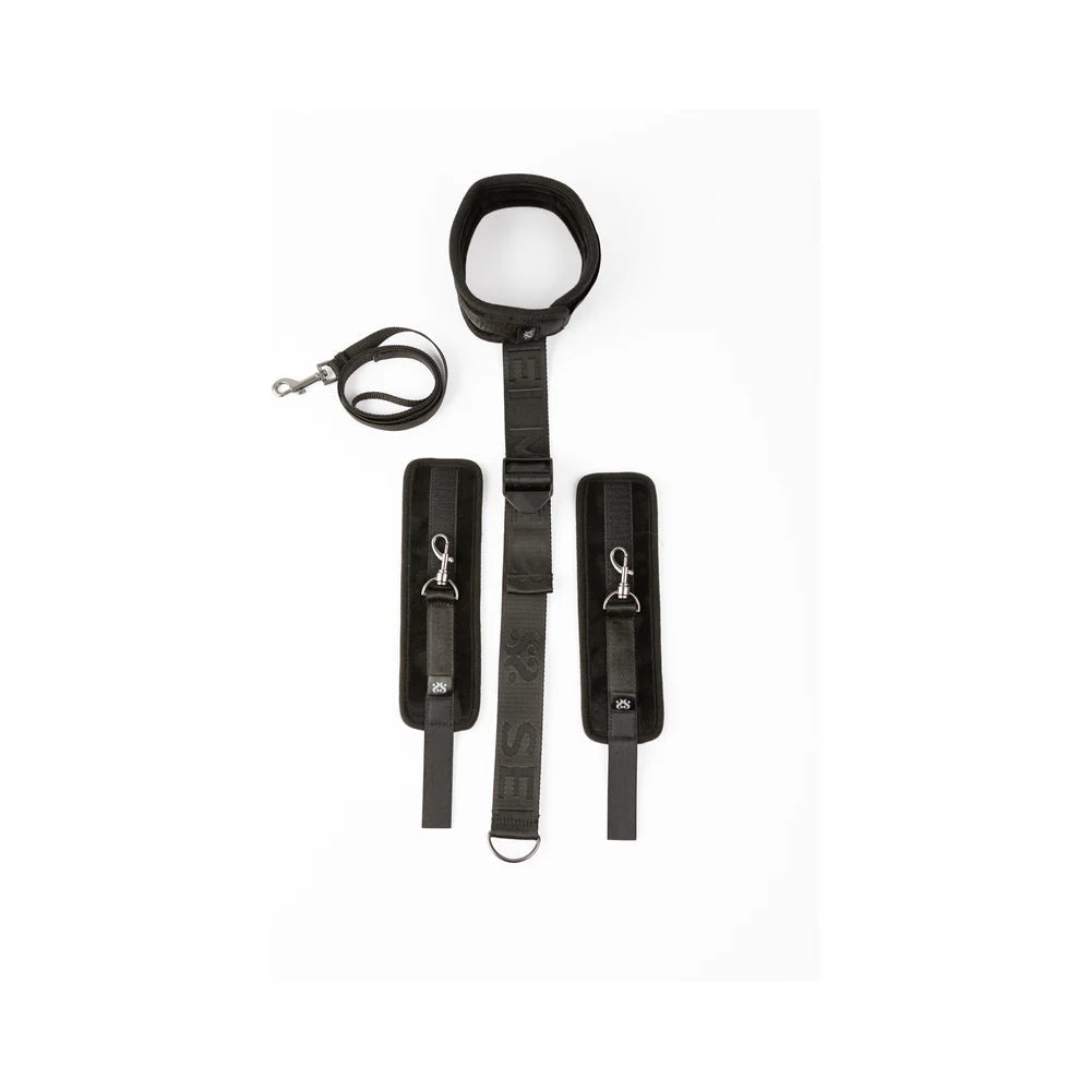 SEI MIO Neck Firmly in Check Adjustable Neck &amp; Wrist Restraint Kit CREATIVE CONCEPTIONS