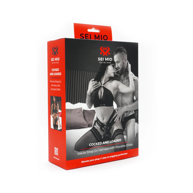 SEI MIO Cocked and Loaded Advanced Strap-On Harness and 6.5 in. Dildo CREATIVE CONCEPTIONS