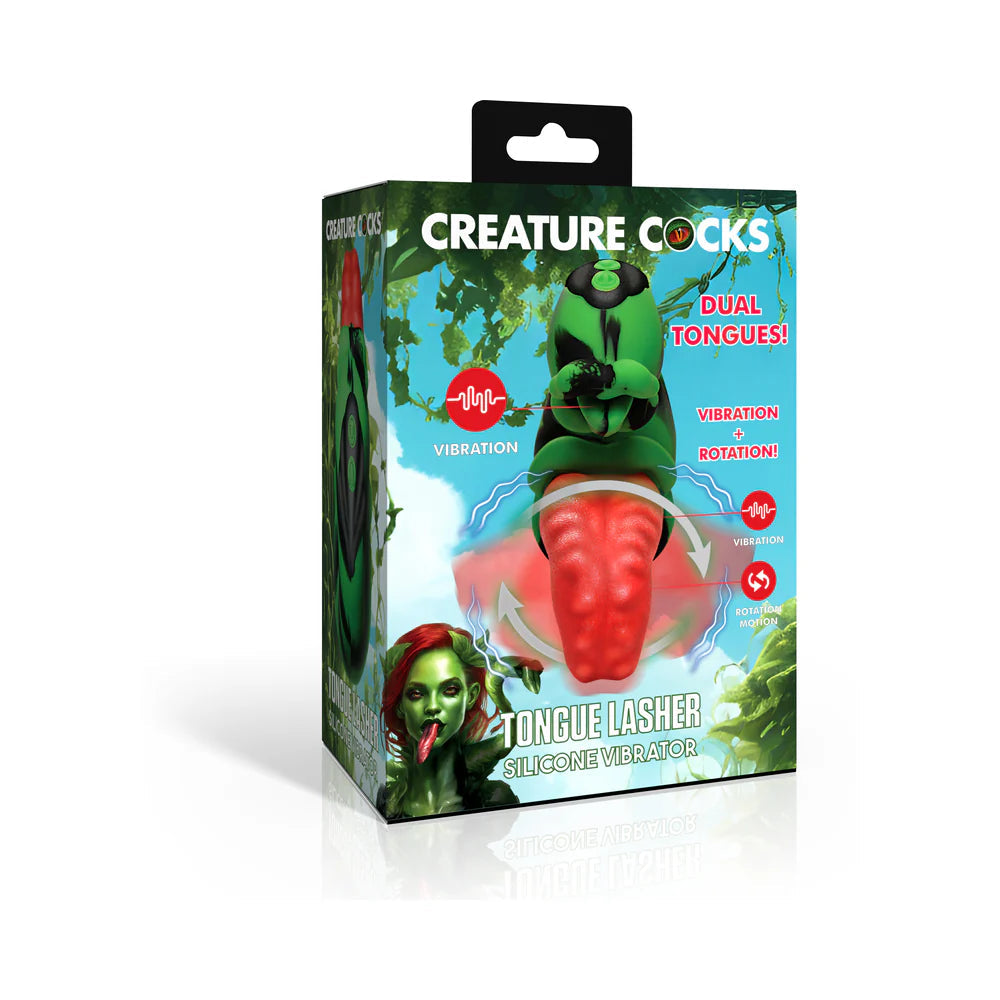 Creature Cocks Tongue Lasher Silicone Vibrator CREATURE COCKS