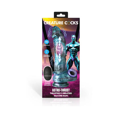 Creature Cocks Astro-Thrust Thrusting &amp; Vibrating Silicone Dildo CREATURE COCKS