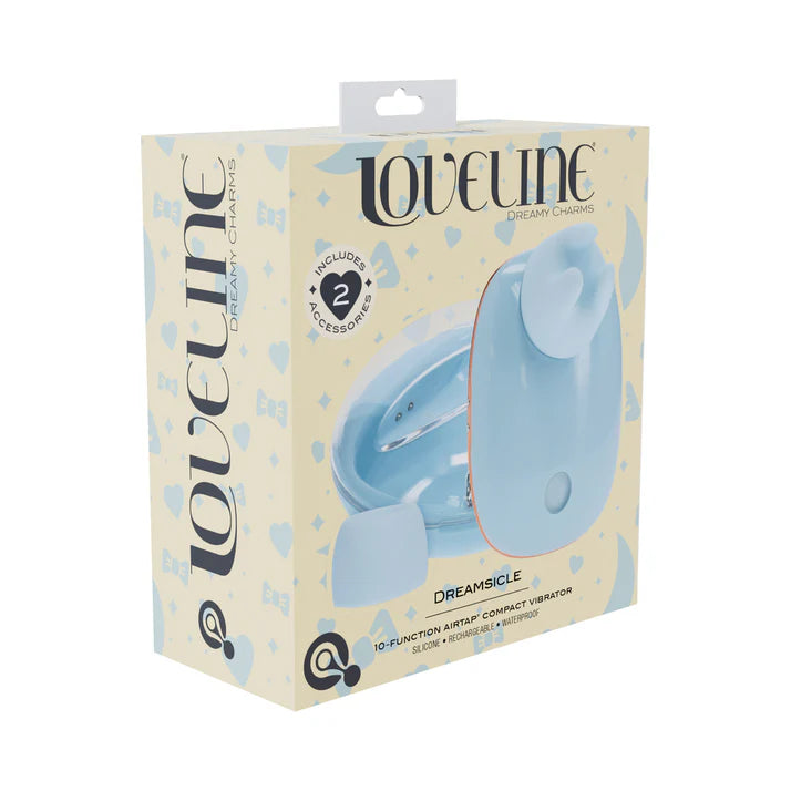 LoveLine Dreamsicle AirTapTech Rechargeable Vibrator SHOTS