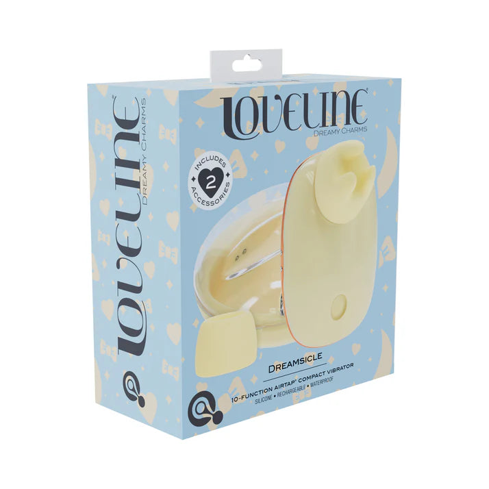 LoveLine Dreamsicle AirTapTech Rechargeable Vibrator SHOTS