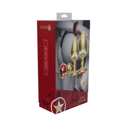 Ouch! International Venice Collection Metal Anal Plug Set OUCH!
