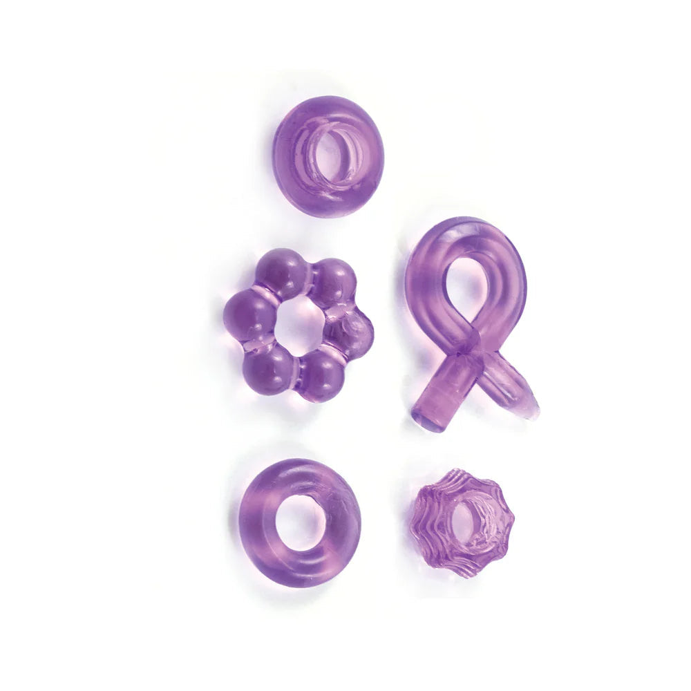 Enhancer Five Piece Cock Ring Set NASSTOY