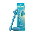 Luv Inc Gr41: Grooved Ring Luv Beads Metallic Blue LUV INC.