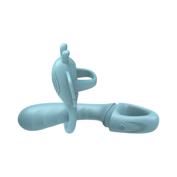 Adam &amp; Eve Couples Butterfly Play Set Two Multi-Use Stimulators ADAM &amp; EVE