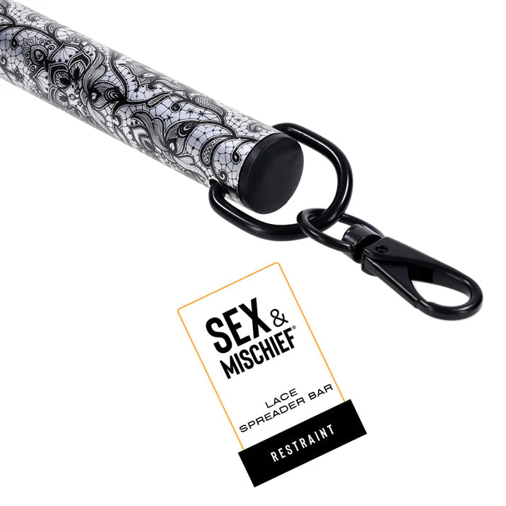 Sportsheets Sex &amp; Mischief Lace Spreader Bar SPORTSHEETS