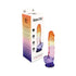 Adam & Eve Sunrise Dreams Realistic Dildo 8.5 in. showcased in vibrant ombré colors; a beautiful and functional realistic dildo.