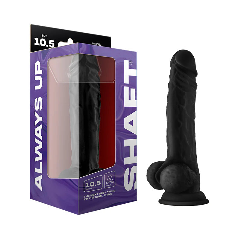 Shaft Model A Liquid Silicone Dong with Balls 10 inch SHAFT