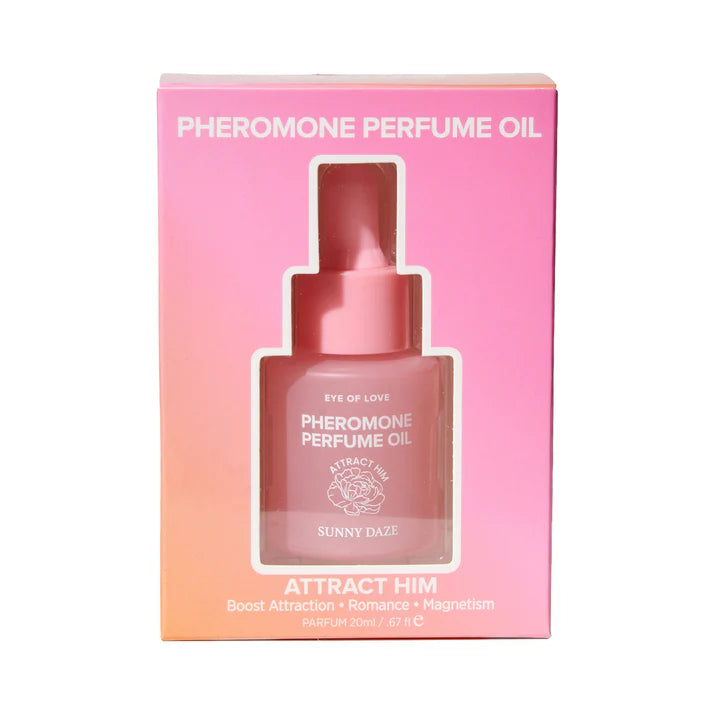 Close-up of Eye of Love Pheromone Parfum Oil 0.67 oz. highlighting its enchanting scent profile and alluring notes.