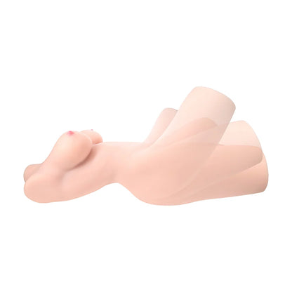 Xkin Bodyforms Lyla Rose Posable Dual Entry Vibrating Masturbator Beige