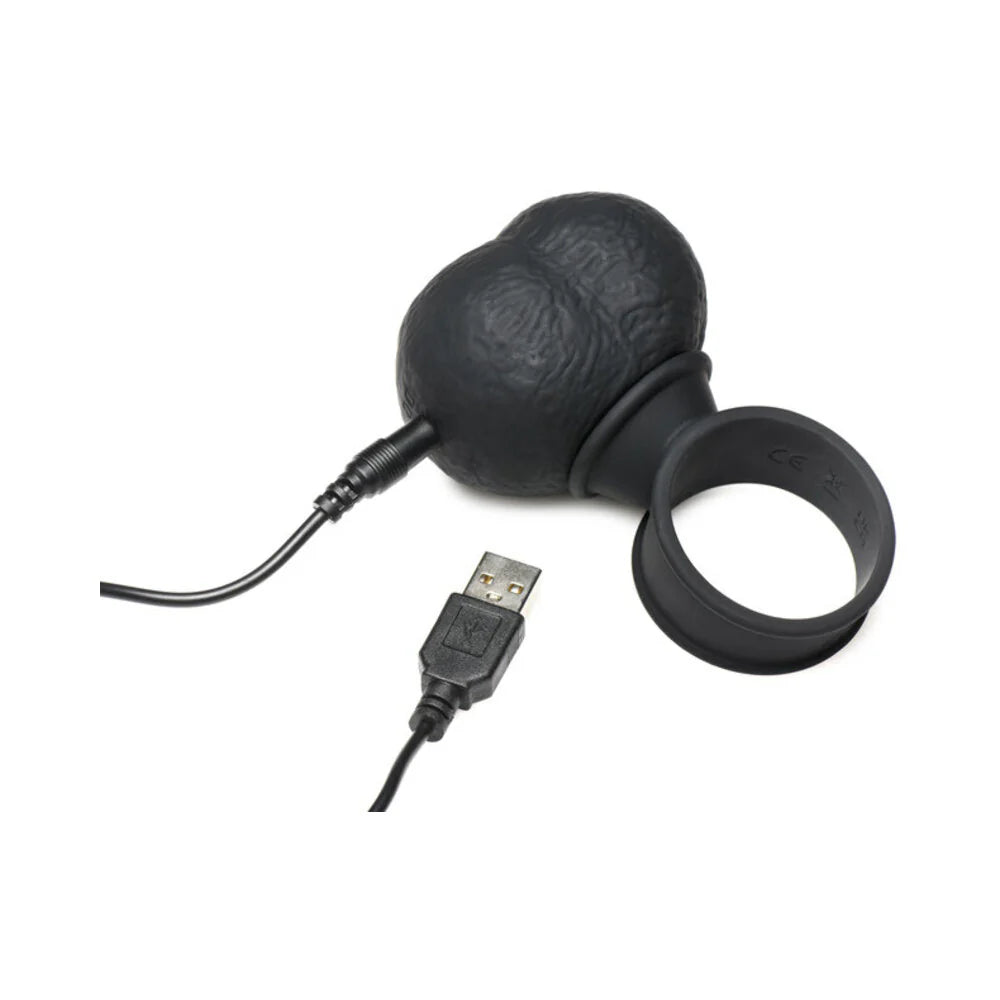 Curve Toys Jock 28X Vibrating Silicone Balls with Remote Control Large Black CURVE NOVELTIES