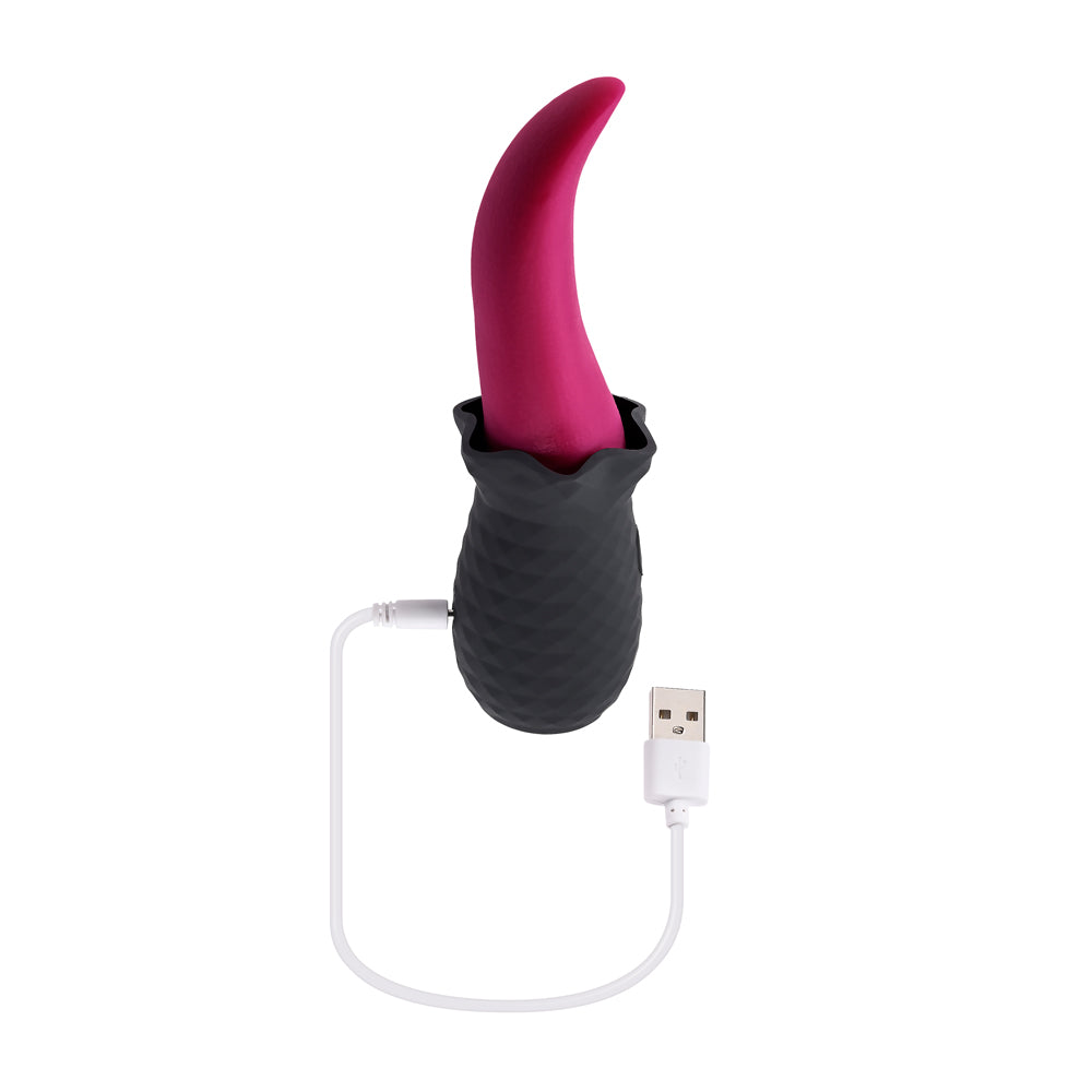 Selopa Vibromasseur pour langue rechargeable en silicone