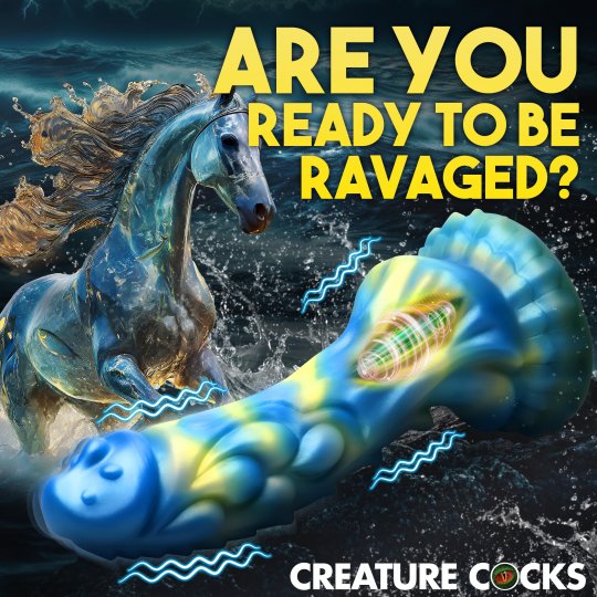 Sea Stallion – Vibrating Silicone Dildo with Remote CREATURE COCKS