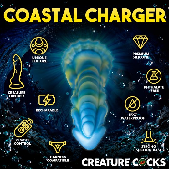 Sea Stallion – Vibrating Silicone Dildo with Remote CREATURE COCKS