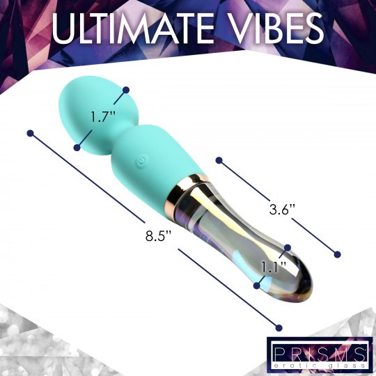 Prisms Vibra Glass Wand XR BRANDS