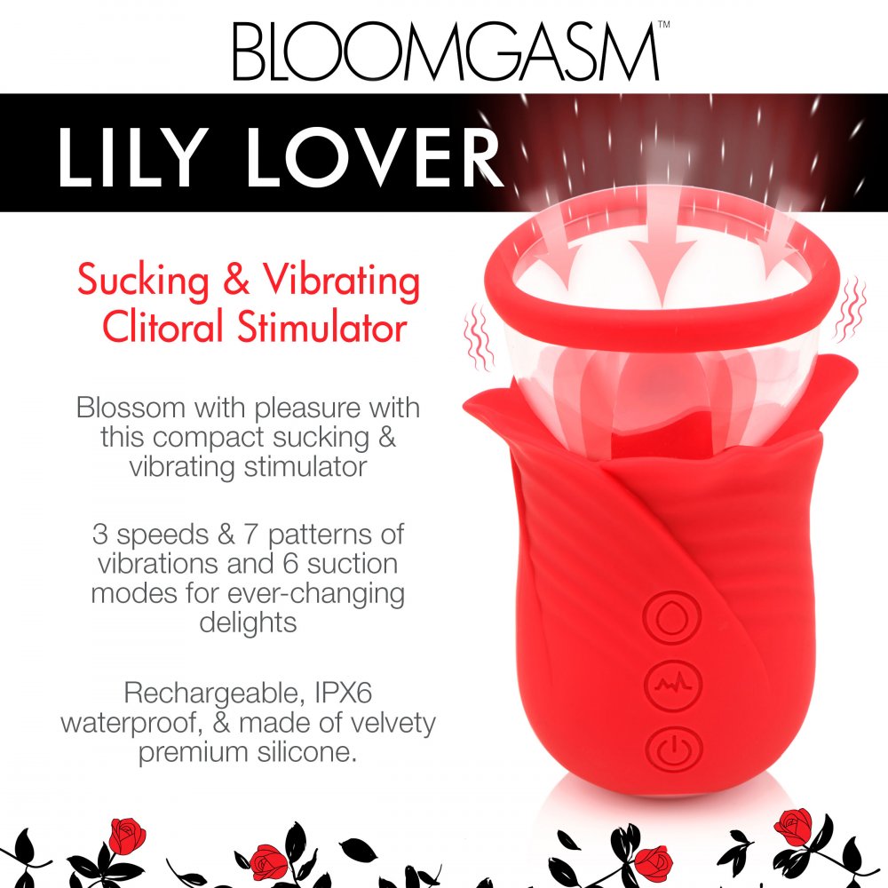 Lily Lover Sucking &amp; Vibrating Clitoral Stimulator XR BRANDS