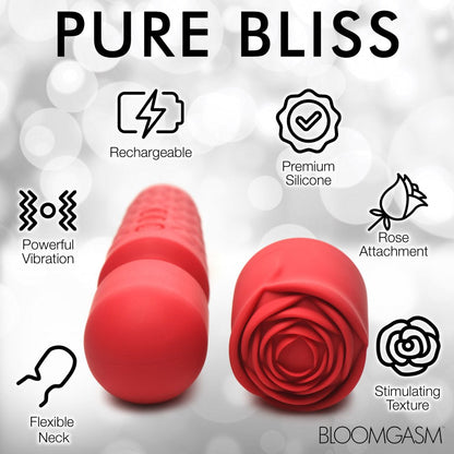 Deluxe Silicone Rose Wand XR BRANDS