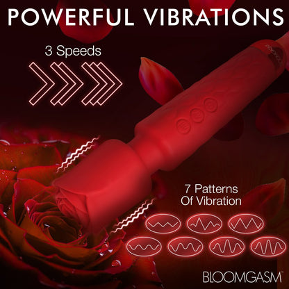 Deluxe Silicone Rose Wand XR BRANDS