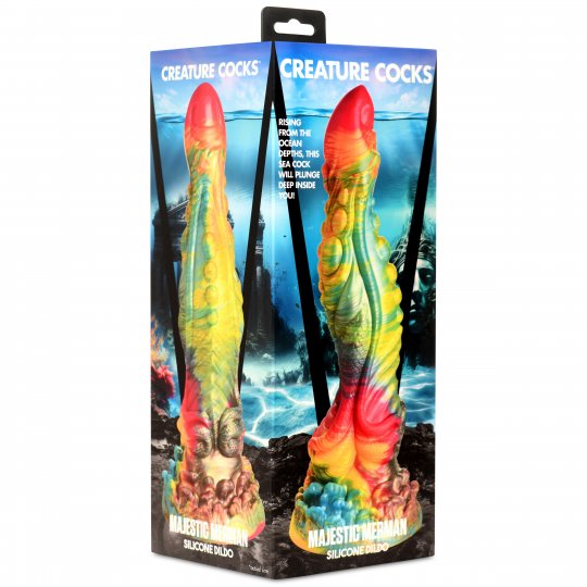 Gode ​​en silicone Majestic Merman