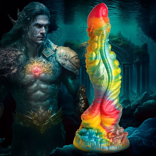 Gode ​​en silicone Majestic Merman