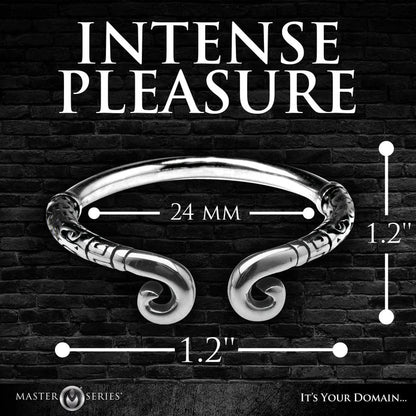 Master Series Kingpin Stainless Steel 24mm Glans Ring XR BRANDS