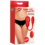 Double Love Connection Silicone Panty Vibe With Remote Control