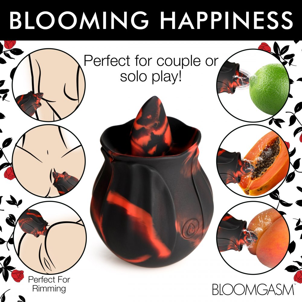 Black Kiss Rimming Rose XR BRANDS