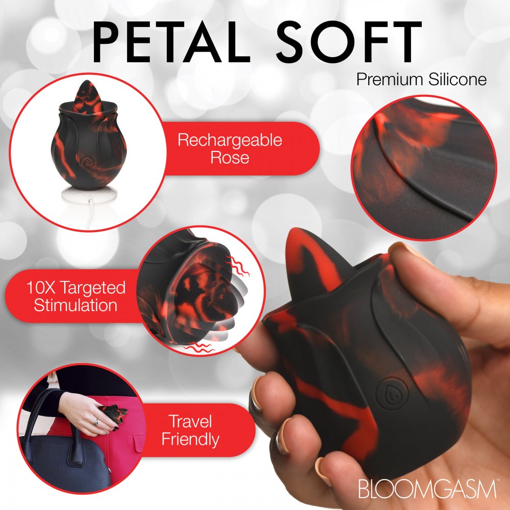 Black Kiss Rimming Rose XR BRANDS