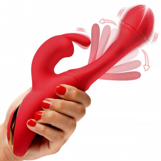 Vibromasseur lapin en silicone