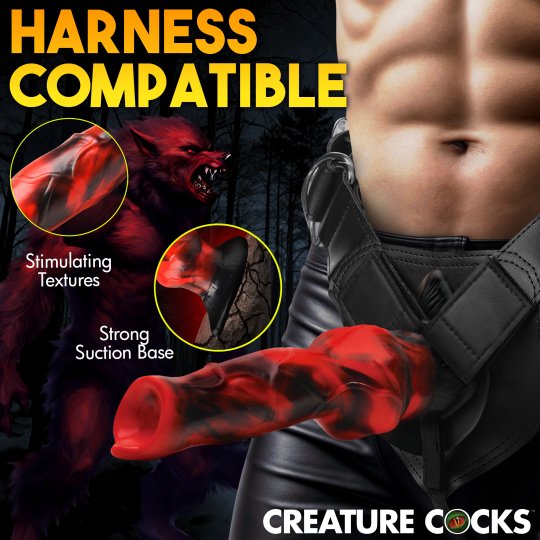 Creature Cocks Vibra Beast Vibrating Silicone Dildo