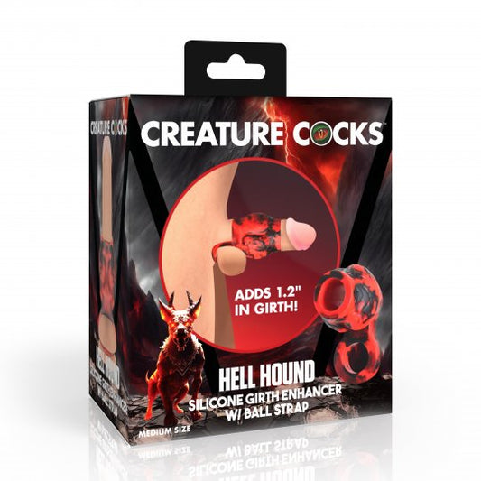 Hell Hound Rehausseur de sangle en silicone avec sangle pour boule