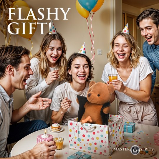 The Flasher Exhibitionist Teddy Bear XR BRANDS