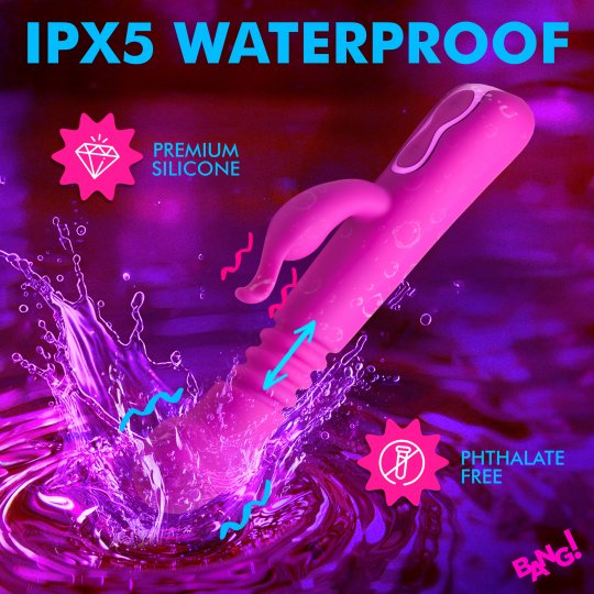 Thrusting Silicone Rabbit Vibrator XR BRAND