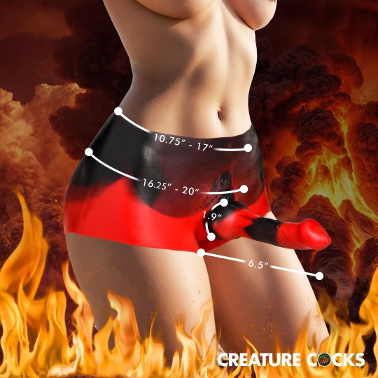 Creature Cock Hell Hound Silicone Strap-On CREATURE COCKS