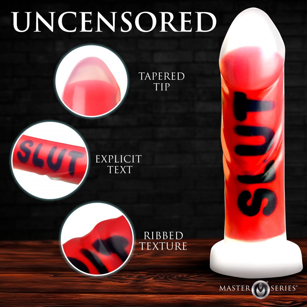 Slut Silicone Dildo