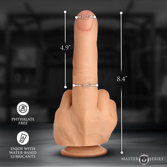 The Finger Silicone Dildo XR BRANDS
