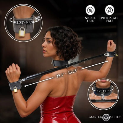 Dominion Bar Spreader Bar with Collar &amp; Restraints
