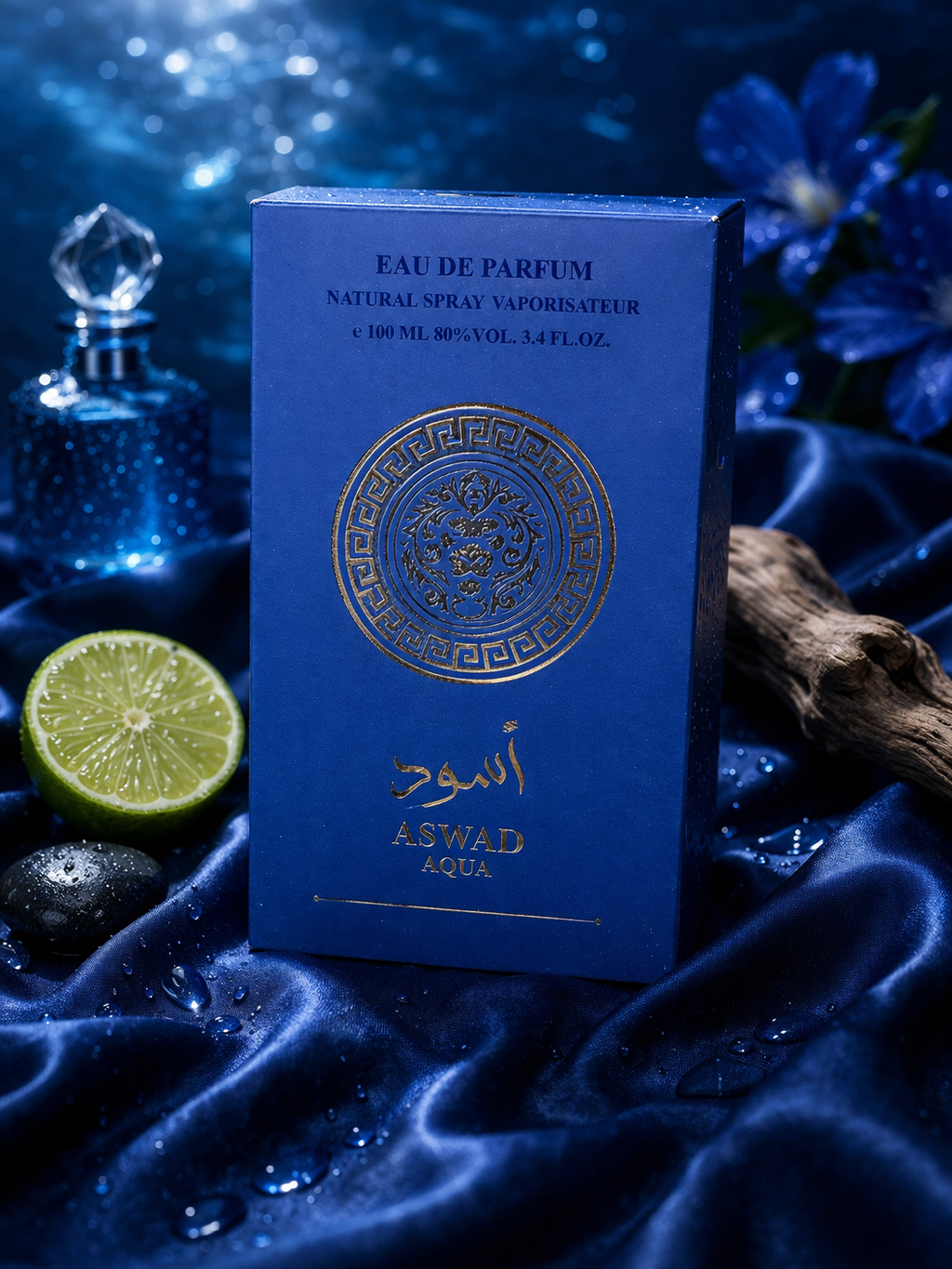 Aswad Aqua-Blue 100ML Eau De Parfum Spray For Women - Captivating Aquatic Floral Perfume