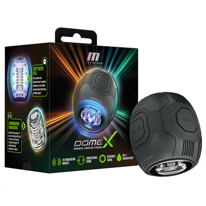 M for Men Dome X Vibrating Masturbator BLUSH