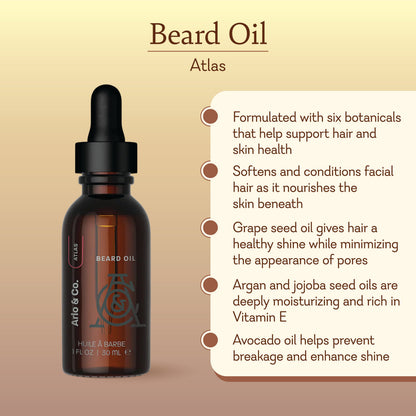 Atlas Beard Oil Hair &amp; Skin Conditioner
