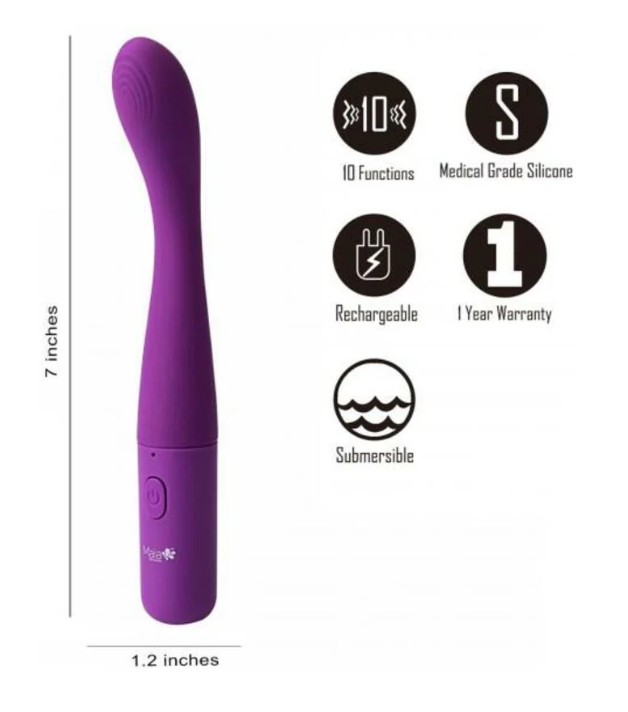 Chelsi Silicone G-spot Vibe Rechargeable MAIA TOYS