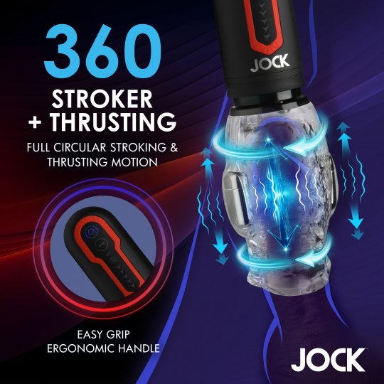 Spinning and Thrusting Masturbator with 2 Bullets CURVE TOYS