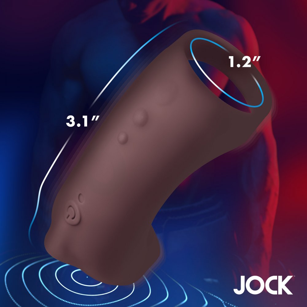 Vibrating Silicone Penis Sleeve CURVE TOYS