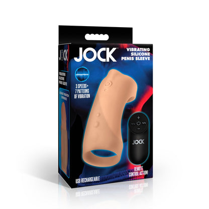 Vibrating Silicone Penis Sleeve CURVE TOYS