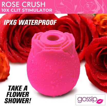 Gossip Cum Into Bloom Clitoral Vibrator Rose Flirt Silicone - SP BOUTIQUE