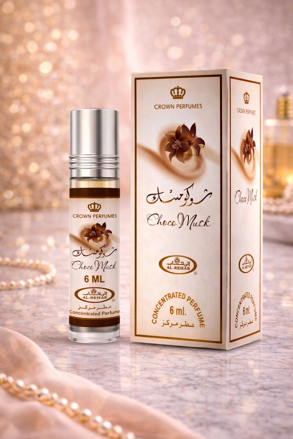Al Rehab Choco Musk Concentrated Perfume Oil Roll On 6 ml